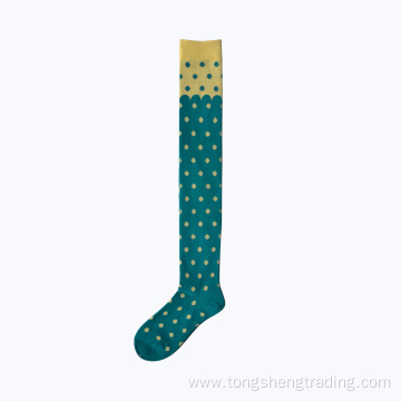 Over knee long dot cute long lady's socks